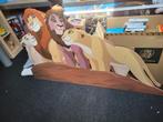 Uniek disney lion king 2 houten geboorte / decoratie bord, Verzamelen, Zo goed als nieuw, Ophalen