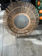 Bohemian spiegel, Huis en Inrichting, Woonaccessoires | Spiegels, Rond, Ophalen of Verzenden, Zo goed als nieuw, Minder dan 100 cm