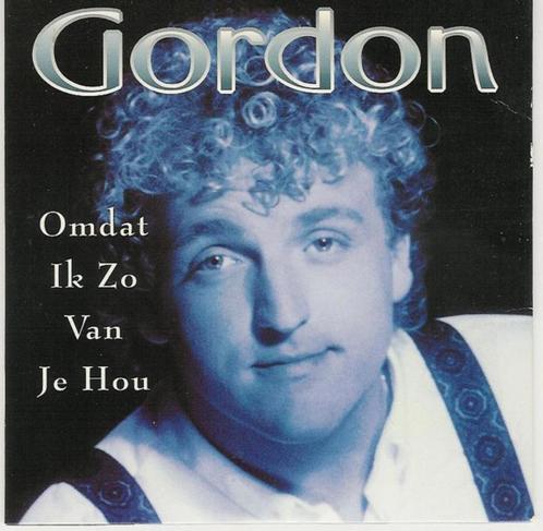 GORDON - OMDAT IK ZO VAN JE HOU (CD-SINGLE), Cd's en Dvd's, Cd Singles, Gebruikt, Nederlandstalig, 1 single, Ophalen of Verzenden