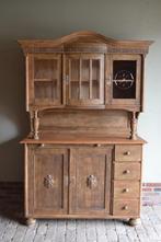 Antieke grenen houten buffetkast., Antiek en Kunst, Ophalen