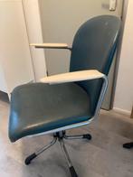 Originele Originele Gispen bureau stoel 1958, Ophalen, Gebruikt, Blauw, Bureaustoel