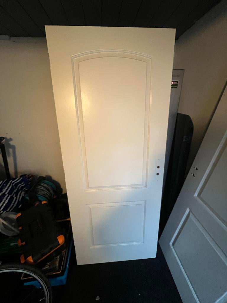 Houten deuren - 83x201 & 78x199.7, Ophalen, Gebruikt, 80 tot 100 cm, Binnendeur