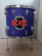 Unieke AC/DC drumtafel met verlichting, Huis en Inrichting, Minder dan 55 cm, Rond, Zo goed als nieuw, Ophalen
