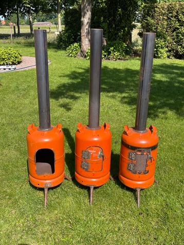 Vuurton terrashaard terraskachel gasfleskachel houtkachel  beschikbaar voor biedingen