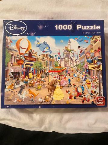Disney Puzzel 1000 Stukjes - Amper Gebruikt! beschikbaar voor biedingen