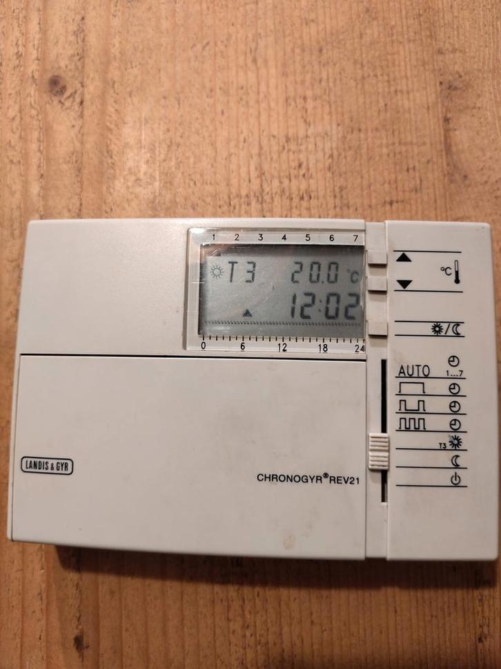 Klokthermostaat, Doe-het-zelf en Verbouw, Elektra en Kabels, Gebruikt, Kabel of Snoer, Ophalen of Verzenden