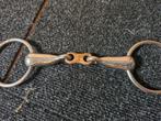 Dubbel gebroken bit met koper, Dieren en Toebehoren, Paarden en Pony's | Hoofdstellen en Tuigage, Ophalen of Verzenden, Zo goed als nieuw