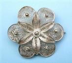 Zilver filigraan fraaie antieke broche, meesterteken (5720-8, Ophalen, Zilver, Broche