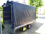 Saris tandem-asser aanhanger met huifkar en ladder houder, Ophalen, Gebruikt