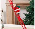 Zingende Santa ladder kerstman, Ophalen of Verzenden, Zo goed als nieuw