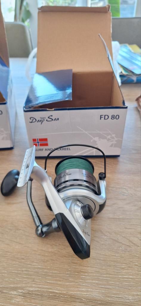 Team Deep Sea FD 80 Vis Molen zeemolen, Watersport en Boten, Hengelsport | Zeevissen, Nieuw, Molen, Ophalen of Verzenden