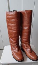 Bont gevoerde leren merk laarzen IN PRIJS VERLAAGD!, Kleding | Dames, Ophalen of Verzenden, Zo goed als nieuw, Bruin, Hoge laarzen