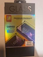10 x Samsung S10 - Zwart temperet glass, Ophalen of Verzenden, Nieuw, Bescherming, Samsung