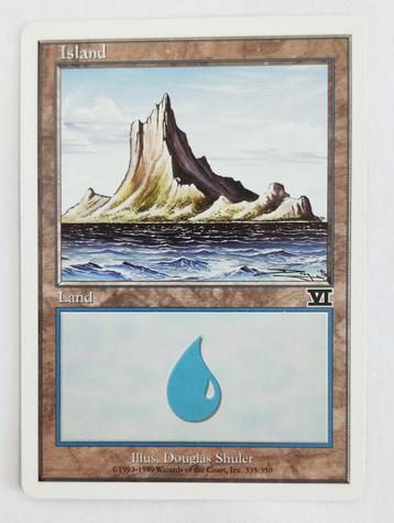 Island V.1 Sixth Edition MTG Near Mint beschikbaar voor biedingen