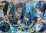Purrlock Holmes Mystery - Ceaco Puzzel - 2000 st, Hobby en Vrije tijd, Denksport en Puzzels, Ophalen of Verzenden, Meer dan 1500 stukjes
