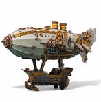 HowCat - MFantasy Airship ( Wit) – 3D Houten Puzzel - LED's, Verzenden, Nieuw