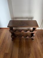 Houten wijnrek, Huis en Inrichting, Woonaccessoires | Wijnrekken, Ophalen, Gebruikt, Minder dan 5 flessen, Minder dan 50 cm