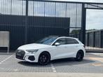 Audi A3 Sportback 40 TFSI e S LINE - 204 PK - SCHUIFDAK - 1, Gebruikt, 1535 kg, Leder en Stof, Wit