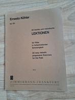 20 leichte und melodische Lektionen voor dwarsfluit, Muziek en Instrumenten, Ophalen of Verzenden, Gebruikt, Artiest of Componist