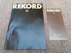 Opel Rekord folder set., Ophalen of Verzenden, Zo goed als nieuw, Opel
