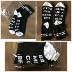 Zwarte sokken biertekst 39/42, Ophalen of Verzenden, Nieuw, Maat 39 t/m 42, Zwart