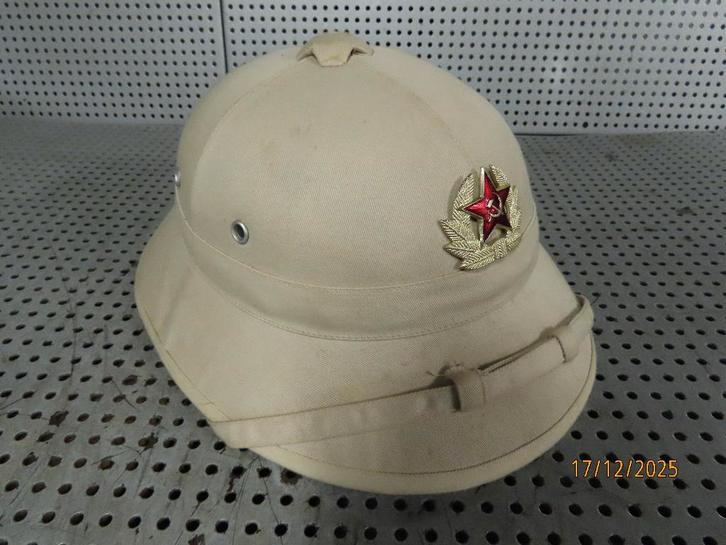 Tropenhelm Helm Russisch Stoffen helm Rusland, Verzamelen, Militaria | Algemeen, Landmacht, Helm of Baret, Overige gebieden, Ophalen of Verzenden