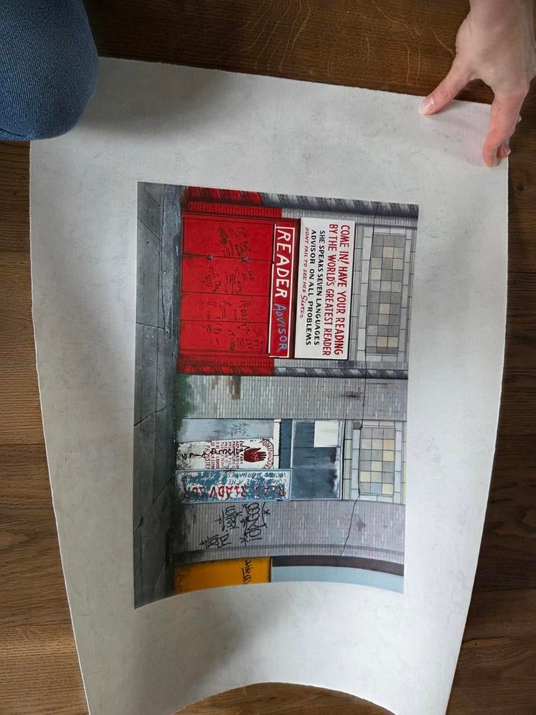 Siet Zuyderland - Reading VII - Litografie, Ophalen of Verzenden