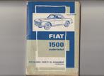 FIAT 1500/1200 Cabriolet 1959/1960 Engels, Ophalen of Verzenden