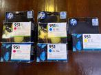 5x Originele HP 951 XL cyaan magenta en 951 geel NIEUW, Ophalen of Verzenden, Nieuw, Cartridge, HP origineel