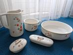 Lampetkan Set met Bloemmotief, Antiek en Kunst, Ophalen