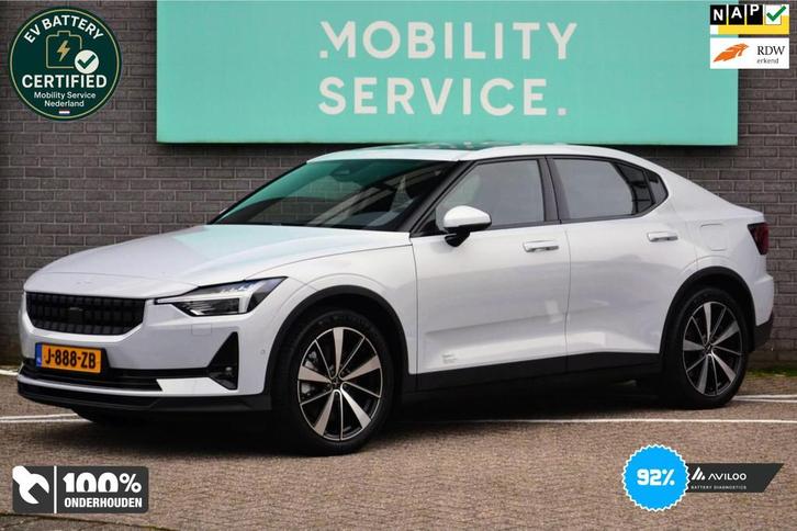 Polestar 2 Long Range Dual Motor Launch Edition 78kWh SOH92%, Auto's, Polestar, Bedrijf, Te koop, Polestar 2, 360° camera, 4x4