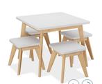 Kindertafel met 4 Stoeltjes, Ophalen of Verzenden, Nieuw, Tafel(s) en Stoel(en)