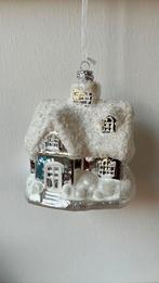 Kerstbal ornament glas : huisje sneeuw, Diversen, Ophalen of Verzenden, Zo goed als nieuw, Nvt, Nvt