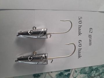 Paling Jiggkoppen met een zilveren roestwerende Eagle claw j beschikbaar voor biedingen