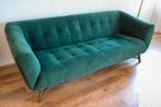 Velvet 3-zits bank, Huis en Inrichting, Ophalen, Driepersoons, 75 tot 100 cm, Zo goed als nieuw