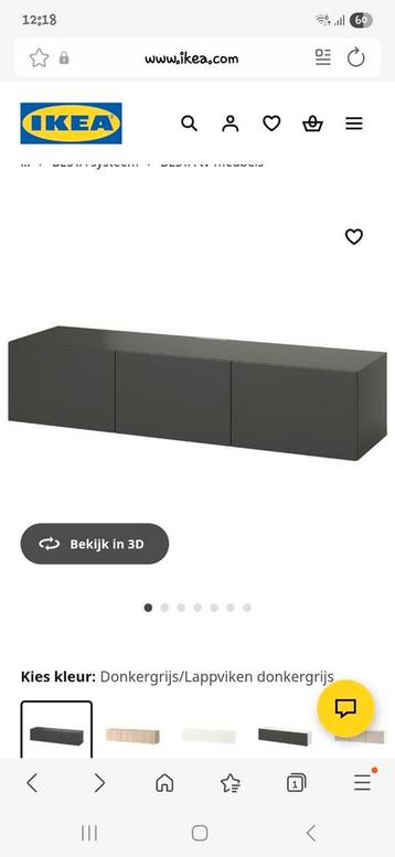 Ikea Besta zwevend TV meubel - afbeelding 2
