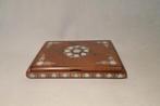Sedef Hout Parelmoer Visitekaart Doosje, Antiek en Kunst, Ophalen of Verzenden