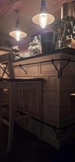 Bar wit met granieten blad, Huis en Inrichting, Barren, Ophalen, Zo goed als nieuw