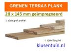 Grenen vlonderplanken 28 x 145 mm  AKTIE !!, Ophalen, Nieuw, Hout