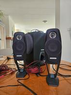 speaker set creative surround bass, Computers en Software, Pc speakers, Ophalen of Verzenden, Gebruikt