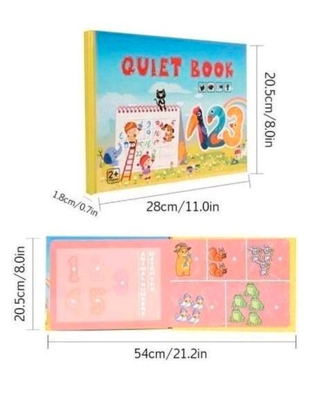 Quiet boek. Engels leren tellen. Montessori. Nieuw, Boeken, Kinderboeken | Baby's en Peuters, Ophalen of Verzenden
