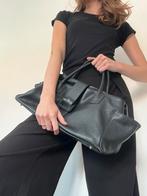 Vintage leren handtas Barcelona, Ophalen of Verzenden, Gebruikt, Zwart, Handtas