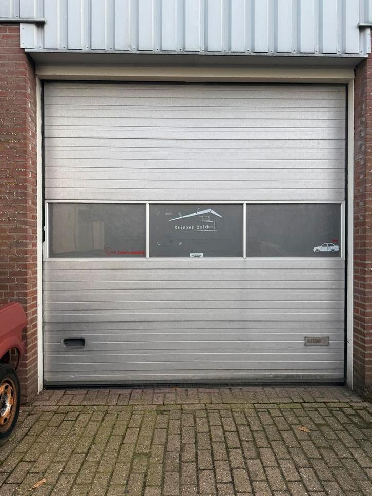 Overhead Deur 300x300 garage deur, Doe-het-zelf en Verbouw, Rolluiken, Gebruikt, 200 cm of meer, 200 cm of meer, Grijs, Ophalen