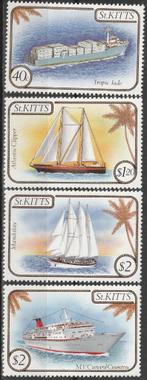 St. Kitts Michel nr. 160-163 Postfris, Verzenden, Noord-Amerika, Postfris