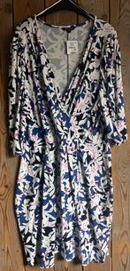 Nieuwe bloemetjes jurk M&S Mode maat 52, Ophalen of Verzenden, Nieuw, Maat 46/48 (XL) of groter, Blauw