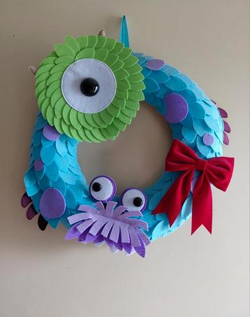 Krans / kerstkrans disney monster & co beschikbaar voor biedingen