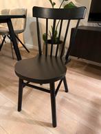 IKEA Norraryd Stoel 4x - Zwart Hout, Zwart, Ophalen of Verzenden, Zo goed als nieuw, Eén