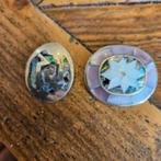 2 antieke zilveren broche's, Sieraden, Tassen en Uiterlijk, Antieke sieraden, Verzenden, Zilver, Broche, Met edelsteen