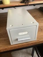 Metalen vintage opbergbak kantoor, Ophalen of Verzenden, Gebruikt, Vintage bauhaus kantoor zakelijkheid