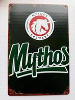 Mythos Brewery Reclamebord Vintage bord 30 bij 20, Ophalen of Verzenden, Reclamebord